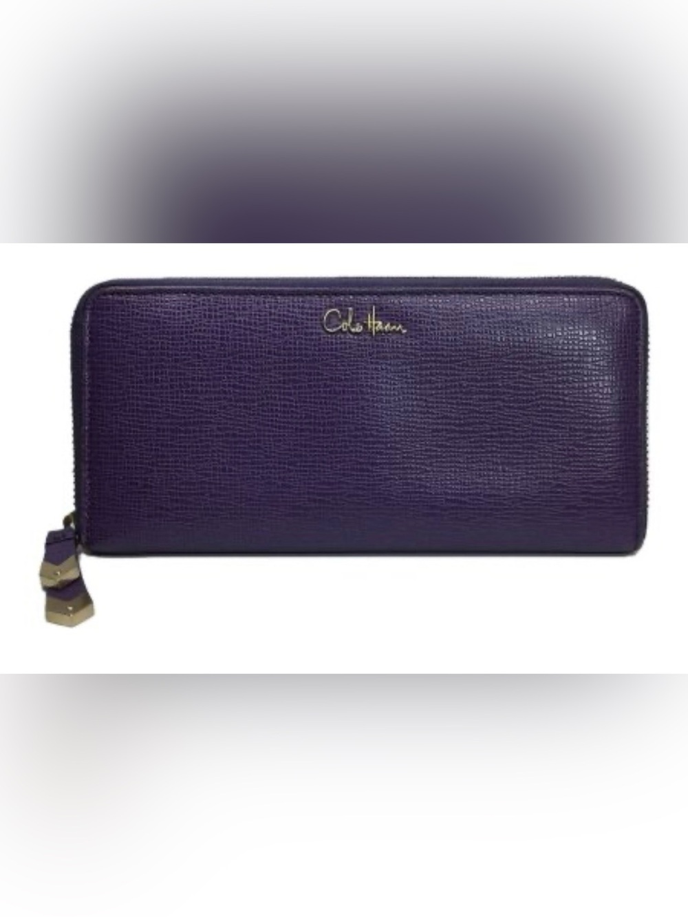 Cole Haan Purple Zip-Around Wallet